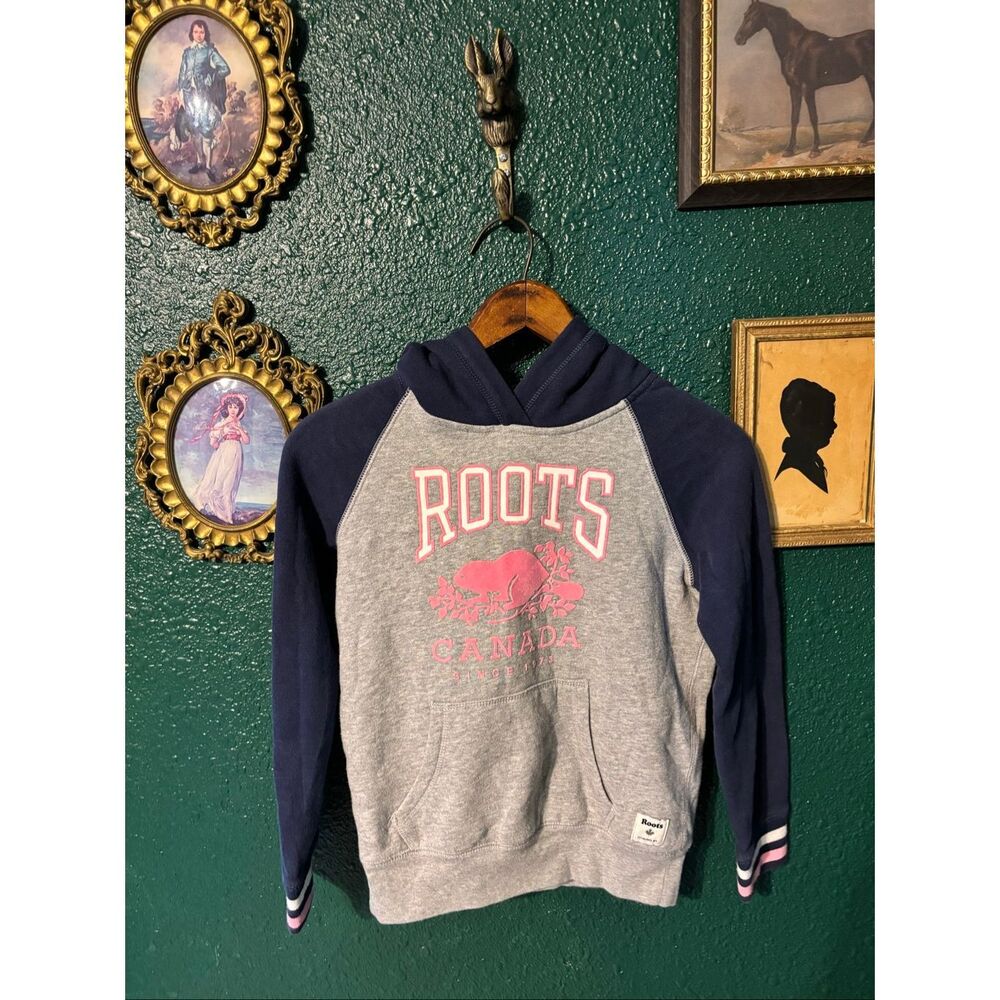 Roots Girls Hoodie Sz Large